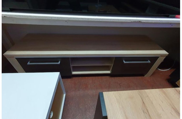 Έπιπλο Τηλεόρασης Helix 160cm – Sonoma Light & Dark | Bazaar