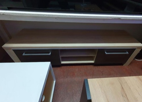 Έπιπλο Τηλεόρασης Helix 160cm – Sonoma Light & Dark | Bazaar