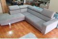Γωνιακός Καναπές Jeff 275x260cm – Γκρι (Αριστερή Γωνία) | Προσφορά Bazaar
