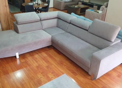 Γωνιακός Καναπές Jeff 275x260cm – Γκρι (Αριστερή Γωνία) | Προσφορά Bazaar