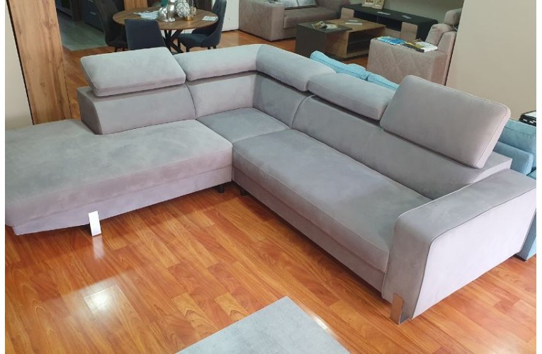 Γωνιακός Καναπές Jeff 275x260cm – Γκρι (Αριστερή Γωνία) | Προσφορά Bazaar