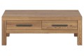 Τραπεζάκι Σαλονιού Balin 110x60cm χρώμα δρυός SIBU με συρτάρια