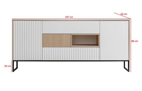 Μπουφές ZOE F01 2D3S  Μπουφές ZOE F01 2D3S
