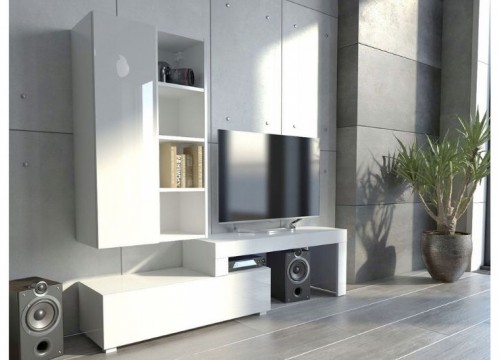 Σύνθετο σαλονιού MILANO 170-200 ΛΕΥΚΟ