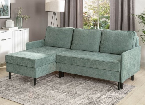Γωνιακός Καναπές Κρεβάτι Nelly 217X150 με 2 Αποθηκευτικούς Χώρους Σενίλ Ύφασμα Γωνιακός Καναπές Κρεβάτι Nelly 217X150 με 2 Αποθηκευτικούς Χώρους Σενίλ Ύφασμα