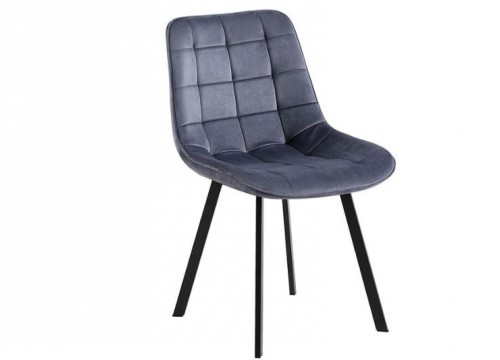 Καρέκλα MYRIAM γκρι σκούρο velure Καρέκλα MYRIAM γκρι σκούρο velure