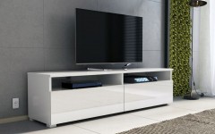 Έπιπλο TV ROMA 140 λευκό κρεμαστό/δαπέδου Έπιπλο TV ROMA 140 λευκό κρεμαστό/δαπέδου