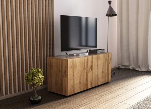 Έπιπλο TV BASIC 100 χρώμα δρυός wotan κρεμαστό ή δαπέδου
