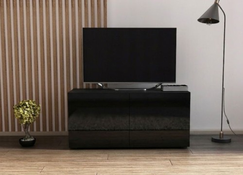 Έπιπλο TV BASIK 100 μαύρο κρεμαστό ή δαπέδου