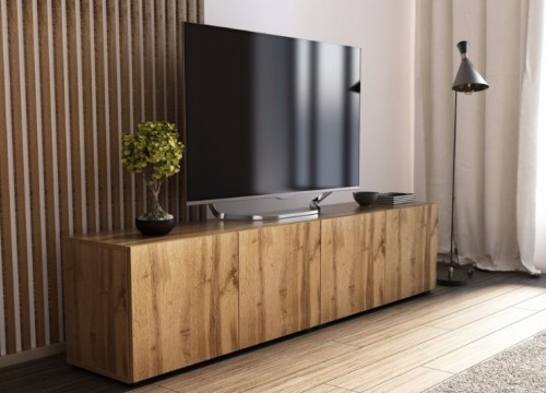 Έπιπλο TV BASIC 200 χρώμα δρυός wotan κρεμαστό ή δαπέδου