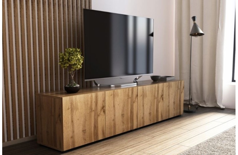 Έπιπλο TV BASIC 200 χρώμα δρυός wotan κρεμαστό ή δαπέδου