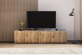 Έπιπλο TV BASIC 200 λευκό χρώμα δρυός wotan κρεμαστό ή δαπέδου