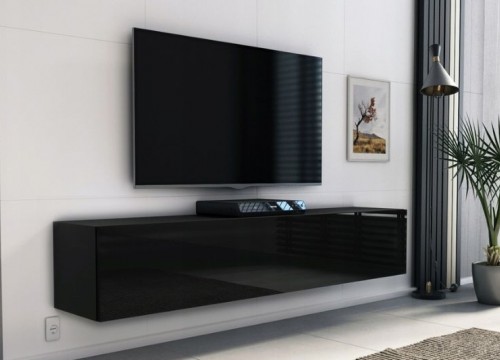 Έπιπλο TV MODUL 160 μαύρο κρεμαστό