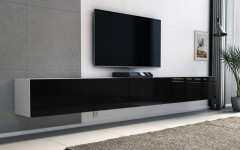 Έπιπλο TV MODUL 265 λευκό - μαύρο κρεμαστό Έπιπλο TV MODUL 265 λευκό - μαύρο κρεμαστό