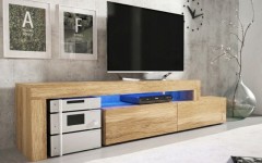 'Επιπλο TV MILANO 148-280 χρώμα δρυός