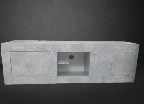 Επιπλο τηλεόρασης συλλογής BASIC 2D BETON