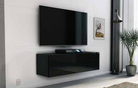 Έπιπλο TV MODUL 105 μαύρο κρεμαστό Έπιπλο TV MODUL 105 μαύρο κρεμαστό