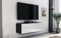 Έπιπλο TV MODUL 105 μαύρο - λευκό κρεμαστό Έπιπλο TV MODUL 105 μαύρο - λευκό κρεμαστό