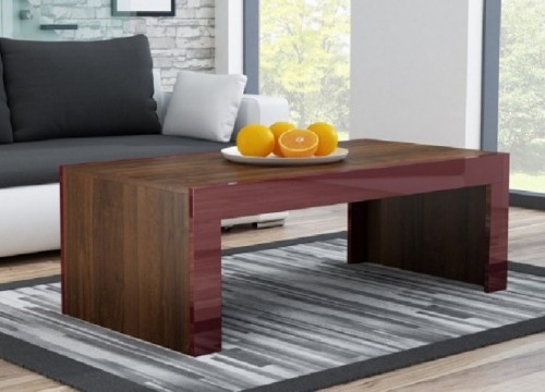 Τραπεζάκι σαλονιού APIS 2 Καρυδί Μπορντό Τραπεζάκι σαλονιού APIS 2 Καρυδί Μπορντό