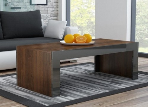 Τραπεζάκι σαλονιού APIS 2 Καρυδί Γκρι Τραπεζάκι σαλονιού APIS 2 Καρυδί Γκρι