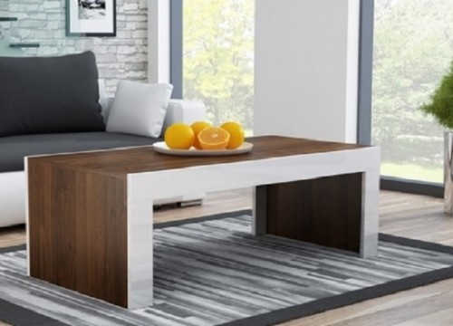 Τραπεζάκι σαλονιού APIS 2 Καρυδί Λευκό Τραπεζάκι σαλονιού APIS 2 Καρυδί Λευκό