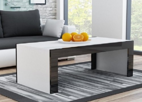 Τραπεζάκι σαλονιού APIS 2 Λευκό Μαύρο Τραπεζάκι σαλονιού APIS 2 Λευκό Μαύρο