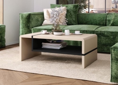 Τραπεζάκι σαλονιού FOLK μπεζ σαμπανί με μαύρο 100 Χ 60 Τραπεζάκι σαλονιού FOLK μπεζ σαμπανί με μαύρο 100 Χ 60