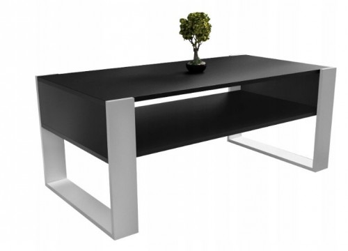 Τραπεζάκι σαλονιού LOFT 120 μαύρο - λευκό Τραπεζάκι σαλονιού LOFT 120 μαύρο - λευκό