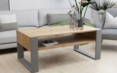 Τραπεζάκι σαλονιού LOFT 120 χρώμα δρυός wotan - γκρι Τραπεζάκι σαλονιού LOFT 120 χρώμα δρυός wotan - γκρι