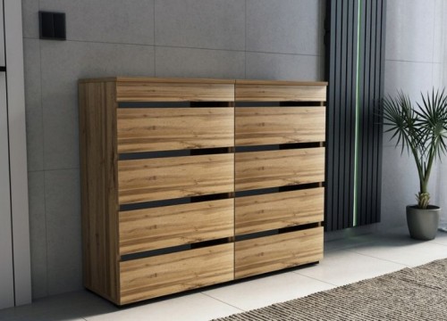 Παπουτσοθήκη ψηλή LOFT 120 χρώμα δρυός Παπουτσοθήκη ψηλή LOFT 120 χρώμα δρυός