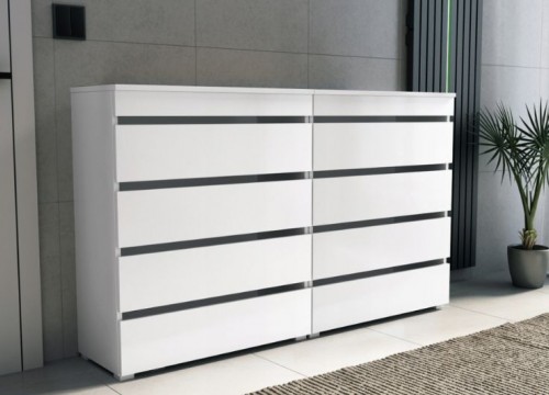 Παπουτσοθήκη ψηλή LOFT 160 λευκή