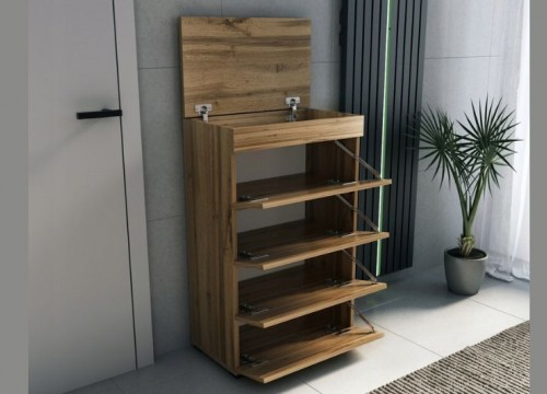 Παπουτσοθήκη ψηλή LOFT 60 χρώμα δρυός Παπουτσοθήκη ψηλή LOFT 60 χρώμα δρυός