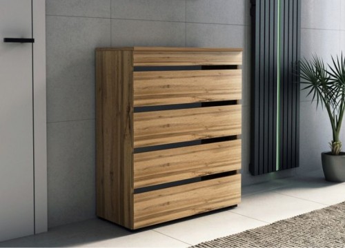 Παπουτσοθήκη ψηλή LOFT 80 χρώμα δρυός Παπουτσοθήκη ψηλή LOFT 80 χρώμα δρυός