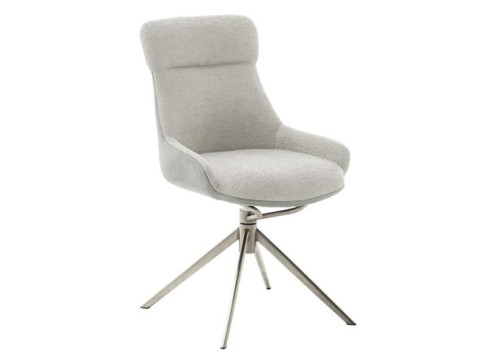 Καρέκλα Pelion E Γκρι Ανοιχτό Ύφασμα Περιστρεφόμενο Design με Μεταλλική Βάση Καρέκλα Pelion E Γκρι Ανοιχτό Ύφασμα Περιστρεφόμενο Design με Μεταλλική Βάση