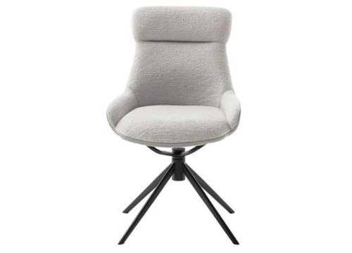 Καρέκλα Τραπεζαρίας PELION S Ανοιχτό Γκρι Υφασμάτινη με Μεταλλική Μαύρη Βάση & Περιστρεφόμενο Κάθισμα 360° Καρέκλα Τραπεζαρίας PELION S Ανοιχτό Γκρι Υφασμάτινη με Μεταλλική Μαύρη Βάση & Περιστρεφόμενο Κάθισμα 360°
