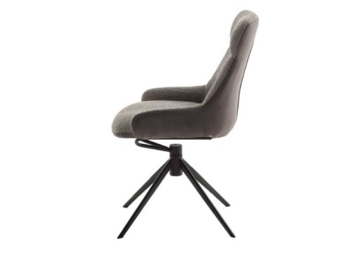 Περιστρεφόμενη Καρέκλα Pelion Γκρι Καφέ με Λειτουργία Κουνήματος & Μεταλλική Βάση Περιστρεφόμενη Καρέκλα Pelion Γκρι Καφέ με Λειτουργία Κουνήματος & Μεταλλική Βάση