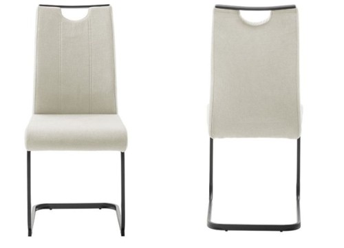 Μοντέρνα Καρέκλα TERESA S Καπουτσίνο με μαύρη βάση κουζίνας - τραπεζαρίας  Μοντέρνα Καρέκλα TERESA S Καπουτσίνο με μαύρη βάση κουζίνας - τραπεζαρίας