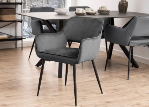 Καρέκλα τραπεζαρίας LORA γκρι Καρέκλα τραπεζαρίας LORA γκρι