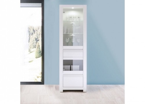 Λευκή βιτρίνα NOVI 2D1S Λευκή βιτρίνα NOVI 2D1S