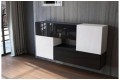 Κρεμαστά Ντουλάπια KWADRO 50X2 Λευκό -Ο105Χ2 Μαύρο