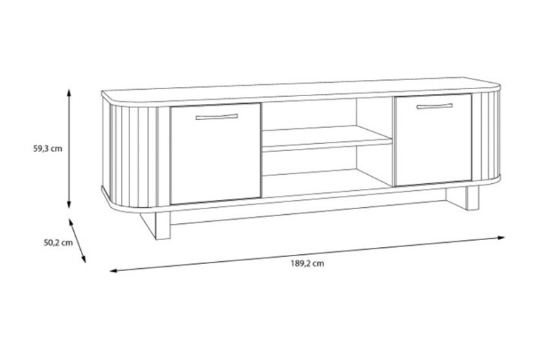 Επιπλο τηλεόρασης FORMSWIFT 190cm