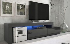 Επιπλο TV MILANO 148-280 Μαύρο Επιπλο TV MILANO 148-280 Μαύρο