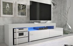 Επιπλο TV MILANO 148-280 Λευκό Επιπλο TV MILANO 148-280 Λευκό