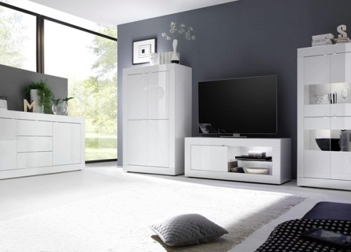 Σύνθετο σαλονιού BASIC ΛΕΥΚΟ