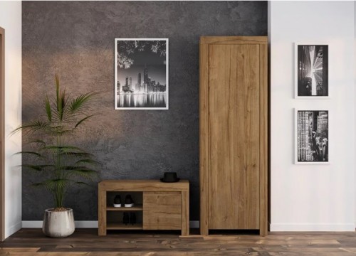 Επιπλο εισόδου HOLTEN 2 χρώμα δρυός Επιπλο εισόδου HOLTEN 2 χρώμα δρυός