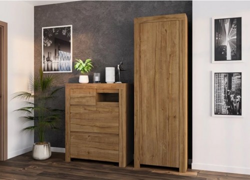 Επιπλο εισόδου HOLTEN 1 χρώμα δρυός Επιπλο εισόδου HOLTEN 1 χρώμα δρυός