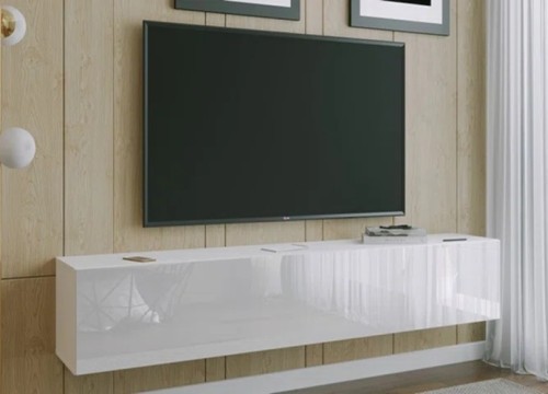 Έπιπλο TV KWADRO 200 λευκό κρεμαστό