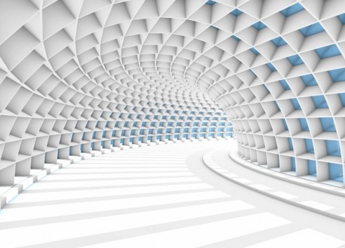 Μαγνητικό κάλυμμα Καλοριφέρ"Τούνελ 3D"100Χ60