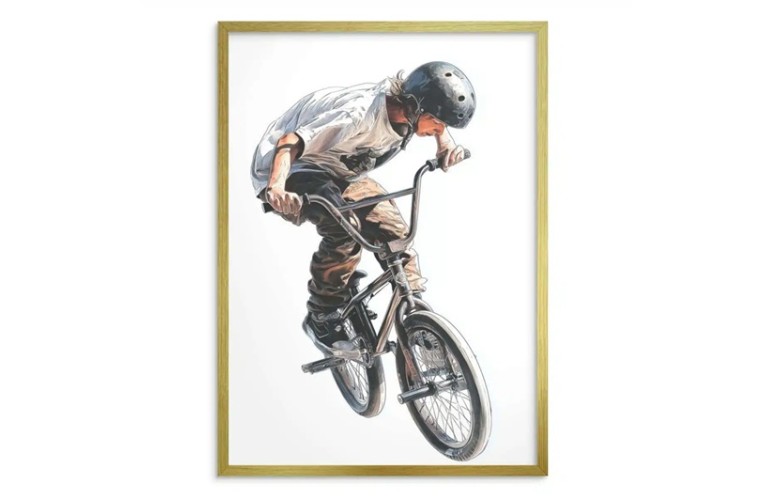 Αφίσα Αθλητικων Δραστηριοτήτων "Ποδήλατο BMX "