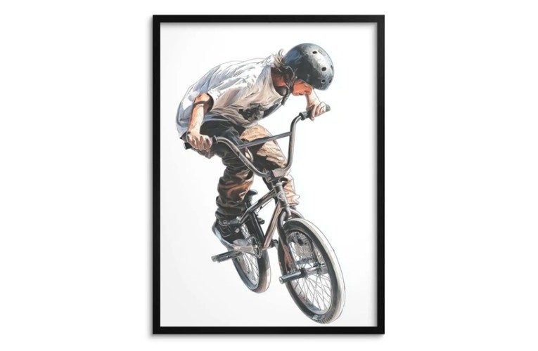 Αφίσα Αθλητικων Δραστηριοτήτων "Ποδήλατο BMX "